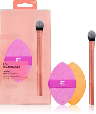 Real Techniques Precision Perfection Duo - Кисть для макияжа, 2 шт