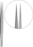 Пинцет для ресниц Nanolash Eyelash Tweezers Pointed, заострённый кончик, нержавеющая сталь, 1 шт — фото 2