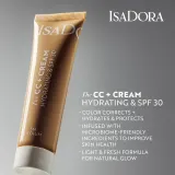 IsaDora CC + Cream - Увлажняющий крем СС с SPF 30, 30 мл — фото 3