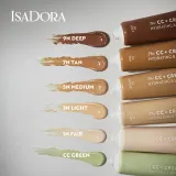 IsaDora CC + Cream - Увлажняющий крем СС с SPF 30, 30 мл — фото 4