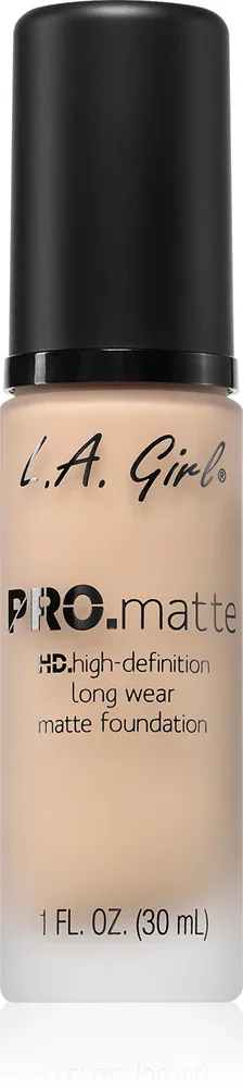 L.A. Girl Cosmetics PRO. Matte HD - Тональная основа с матовым покрытием, 30 мл, оттенок Beige