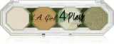 L.A. Girl Cosmetics 4 Play - Палетка теней для век: палетка теней для век, 3.2 г, оттенок Cowgirl — фото 1