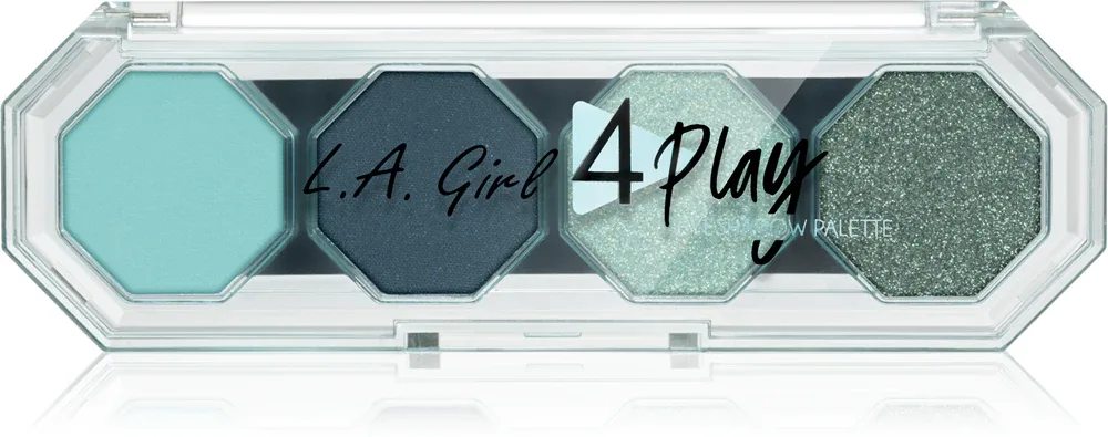 L.A. Girl Cosmetics 4 Play - Палетка теней для век: палетка теней для век, 3.2 г, оттенок All Nighter