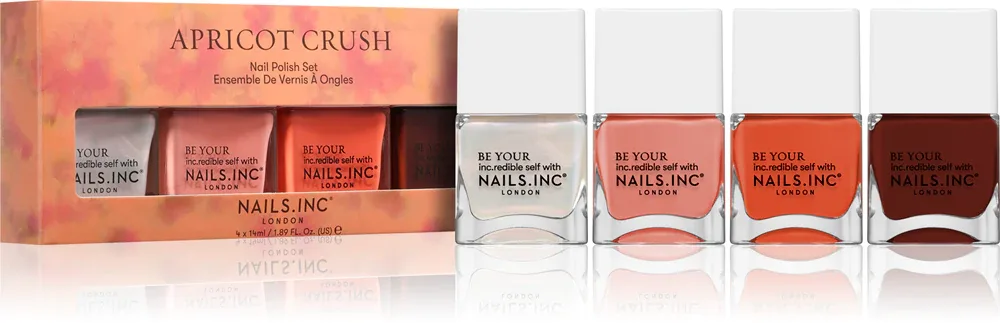Nails Inc. Apricot Crush - Набор лаков для ногтей