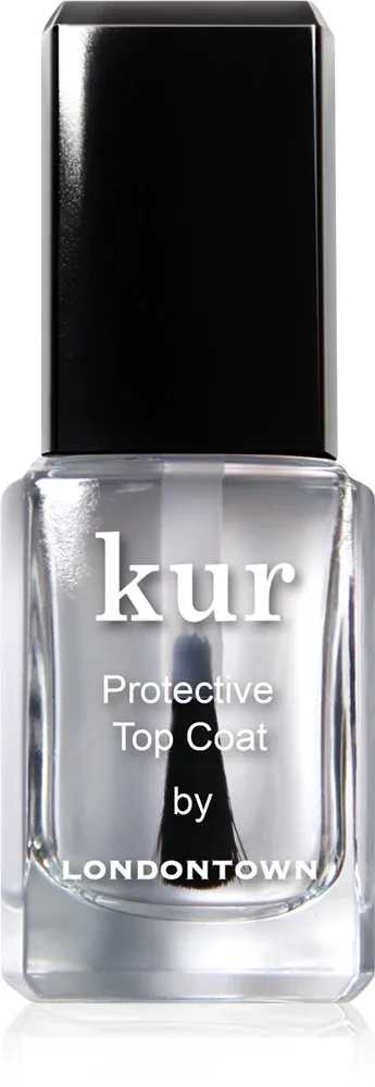 LONDONTOWN Kur Protective Top Coat - Лак для ногтей - лакиер навьержчниовый до пазнокци, 12 мл