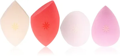 Brushworks Everything Face Sponge Set Complexion - Кисти для макияжа, 4 шт
