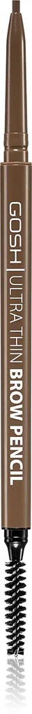Gosh Ultra Thin - Точный карандаш для бровей с щеточкой, 0.35 г, оттенок 002 Greybrown