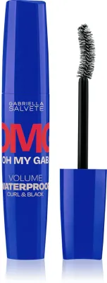 Gabriella Salvete Oh My Gab! OMG Waterproof - Водостойкая тушь для ресниц, удлиняющая, подкручивающая и придающая объем, 14 мл