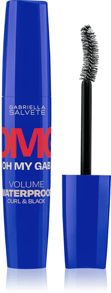 Gabriella Salvete Oh My Gab! OMG Waterproof - Водостойкая тушь для ресниц, удлиняющая, подкручивающая и придающая объем, 14 мл