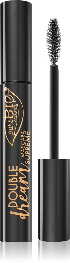 puroBIO Cosmetics Double Dream - Тушь для ресниц с питательным эффектом, 11 мл