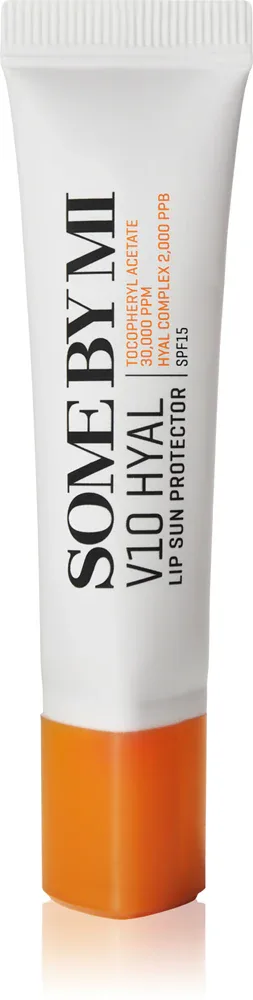 Some By Mi V10 Hyal Lip Protector - Защитный бальзам для губ SPF 15, 7 мл, оттенок Transparent