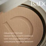 IsaDora The No Compromise Matte Longwear Powder - Пудра в компакте матирующая, 8 г — фото 3