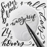 IT Cosmetics Superhero Liquid Eyeliner - Подводка для глаз в виде маркера, 0.55 мл, оттенок Black — фото 4