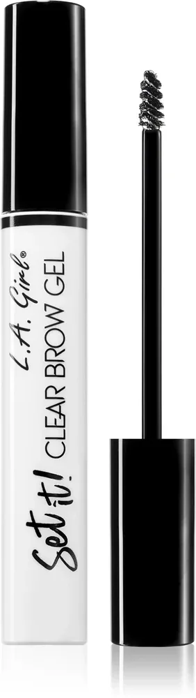 Гель для бровей L.A. Girl Cosmetics Set It фиксирующий, прозрачный, со щёточкой, 2,5 мл