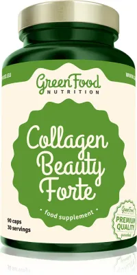 Коллаген GreenFood Nutrition Collagen Beauty Forte рыбный, с витамином C, в капсулах, 90 капсул