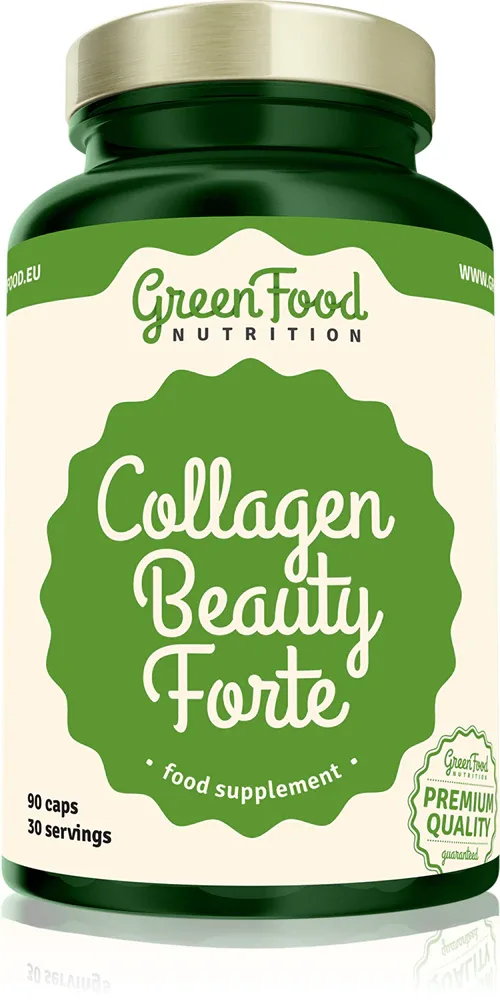 Коллаген GreenFood Nutrition Collagen Beauty Forte рыбный, с витамином C, в капсулах, 90 капсул