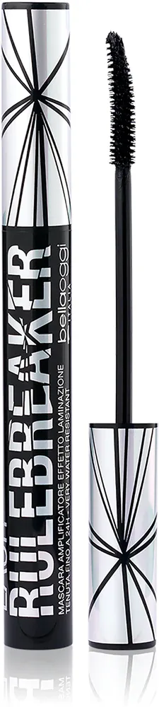 bellaoggi Rule Breaker Mascara - Водостойкая тушь для ресниц, удлиняющая, подкручивающая и придающая объем, 11 мл, оттенок Black 11 мл (BEG00042)