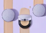 Mizon Vegan Collagen Cushion SPF38 PA++ - Долговременный тональный фонд в губке с высокой защитой от УФ-лучей, 2 г, оттенок #21 Light Beige — фото 2