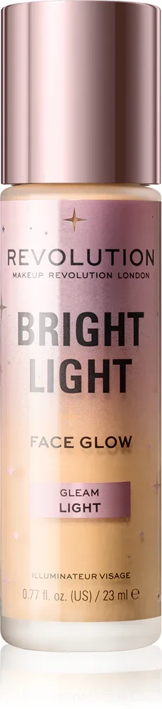 Makeup Revolution Bright Light Face Glow - Тональная основа с эффектом сияния, 23 мл