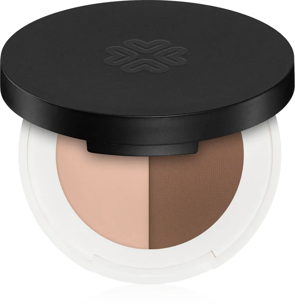 Lily Lolo Eyebrow Duo - Палетка теней для век: палетка для бровей, 2 г, оттенок Medium