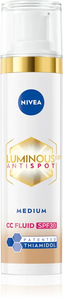 NIVEA Luminous 630 Anti Spot - Розовый крем CC SPF 30, 40 мл, оттенок Medium