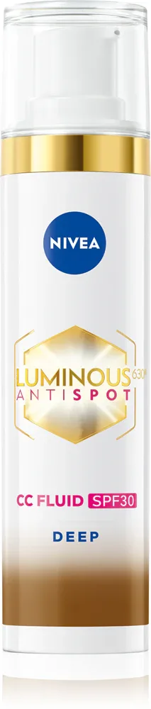 NIVEA Luminous 630 Anti Spot - Розовый крем CC SPF 30, 40 мл, оттенок Deep