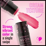 Dermacol Neon Mania - Румяна для щек в креме, 5.2 г, оттенок 1 Pink — фото 4