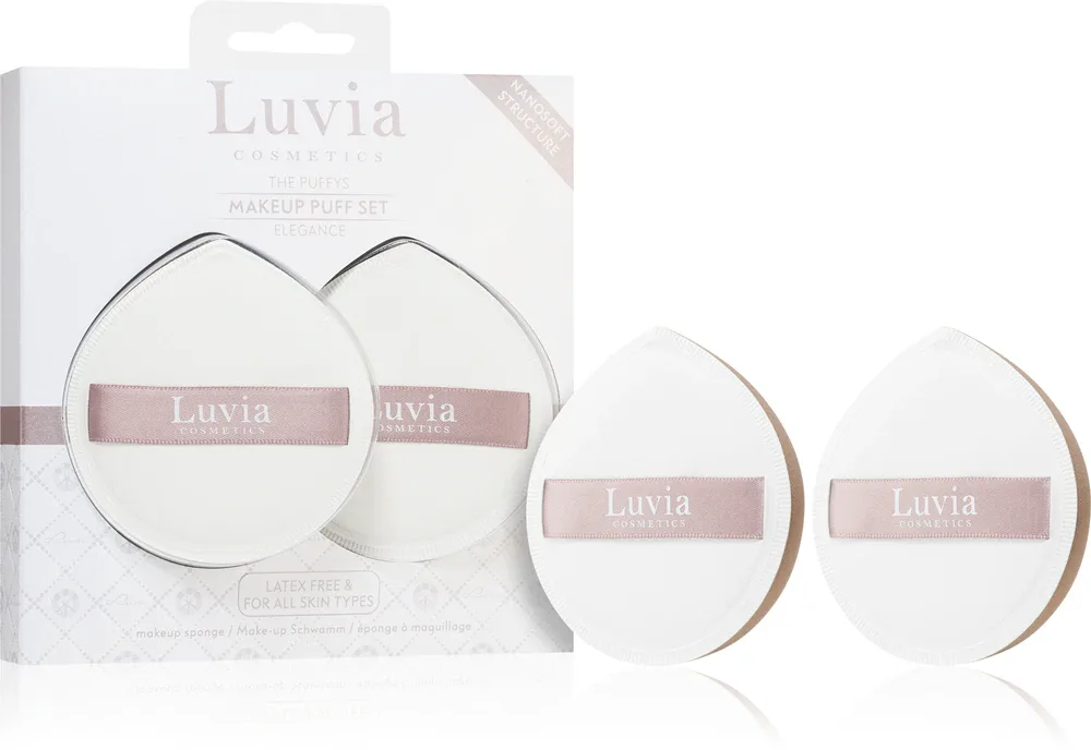 Luvia Cosmetics The Puffys Makeup Puff Set - Кисть для пудры Elegance, 2 шт