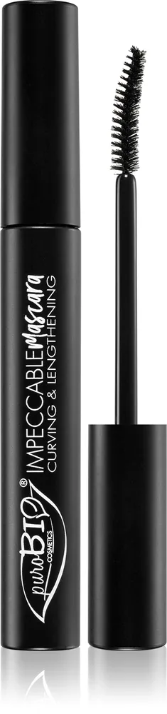 puroBIO Cosmetics Impeccable - Тушь для удлинения ресниц, 7 мл