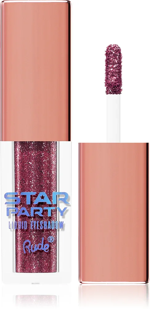 Rude Cosmetics Star Party - Блестящие тени для век в жидкой форме, 3.5 г, оттенок She's A Star