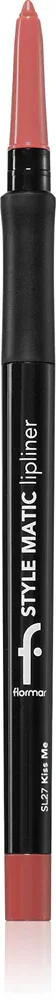 flormar Style Matic Lipliner - Матовый водостойкий карандаш для губ, 0.35 г, оттенок 27 KISS ME