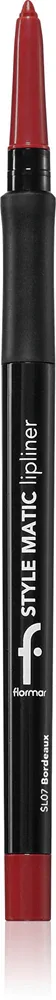 flormar Style Matic Lipliner - Матовый водостойкий карандаш для губ, 0.35 г, оттенок 07 BORDEAUX