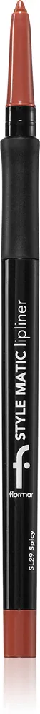 flormar Style Matic Lipliner - Матовый водостойкий карандаш для губ, 0.35 г, оттенок 29 SPICY