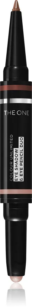 Тени для век Oriflame The One Colour Unlimited водостойкие, стойкие, синий, 1,2 г, оттенок Sandy Bronze