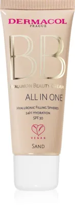 Dermacol Hyaluron Beauty Cream - Увлажняющий крем BB SPF 30, 30 мл