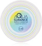 J.Cat Beauty Aquasurance - Компактное пудровое тональное среднее до сильного покрытия, 9 г, оттенок 100 Porcelain — фото 1