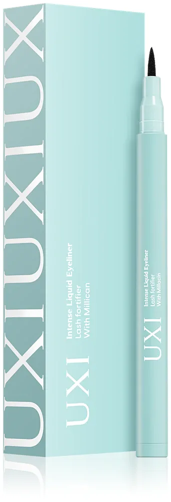 UXI BEAUTY Intense Liquid Eyeliner - Подводка для глаз в жидкой форме, 1 шт, оттенок Black