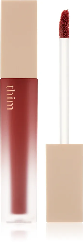 thim Sheer Matte Liquid Lip - Легкая матовая помада в жидкой форме, 4 г, оттенок 04 Petal Red