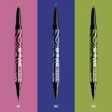 NYX Professional Makeup Beetlejuice Pinstripe Duo Liner - Подводка для глаз 2 в 1, 0.5 мл, оттенок 01 Pink Chrome — фото 3