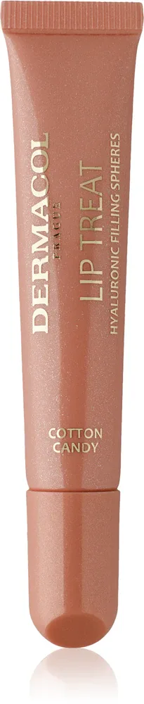 Dermacol Lip Treat - Увлажняющий блеск для губ, 10 мл, оттенок 3 Cotton Candy