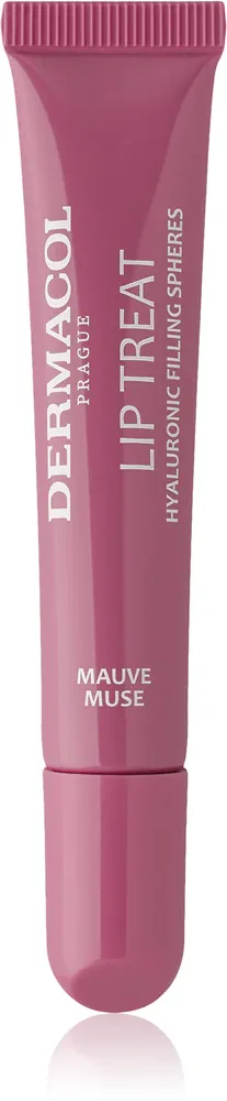 Dermacol Lip Treat - Увлажняющий блеск для губ, 10 мл, оттенок 6 Mauve Muse (Red & Blue Berries)