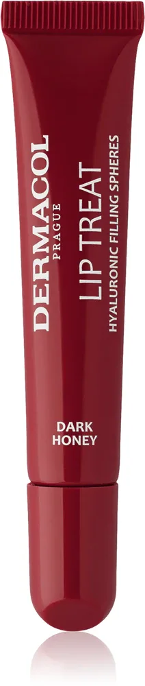 Dermacol Lip Treat - Увлажняющий блеск для губ, 10 мл, оттенок 10 Dark Honey