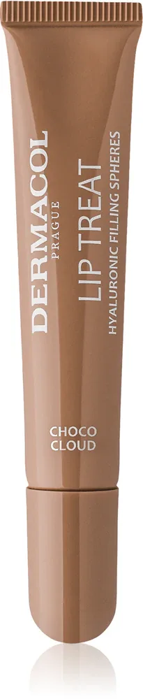 Dermacol Lip Treat - Увлажняющий блеск для губ, 10 мл, оттенок 12 Choco Cloud