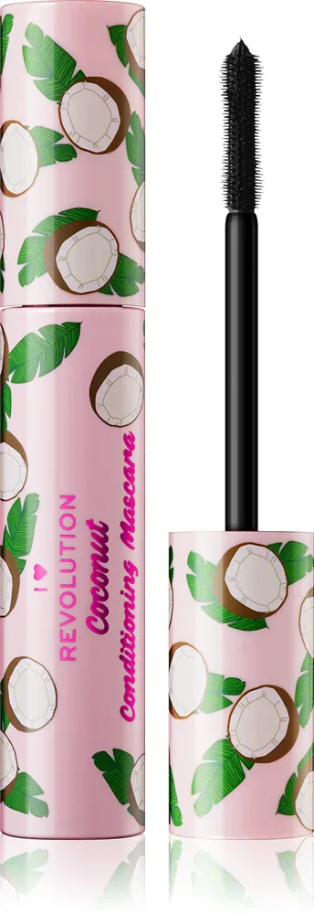 I Heart Revolution Tasty Coconut - Укрепляющая тушь для ресниц с кокосовым маслом, 8 г