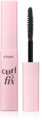 ETUDE Curl Fix Mascara Mini - Водостойкая тушь для ресниц, придающая объем и изогнутость, 4 г