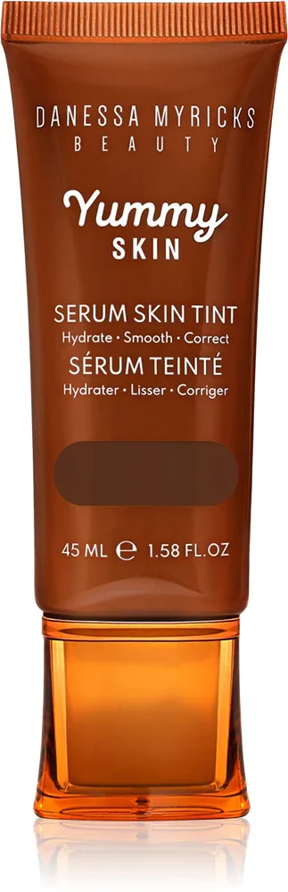 Danessa Myricks Beauty Yummy Skin Serum Skin Tint - Увлажняющая основа с эффектом выравнивания, 45 мл, оттенок 15 - Deep with Neutral Undertones