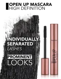 flormar Open Up HD Mascara - Питательная тушь для ресниц, придающая объем и разделяющая ресницы, 12 мл — фото 3