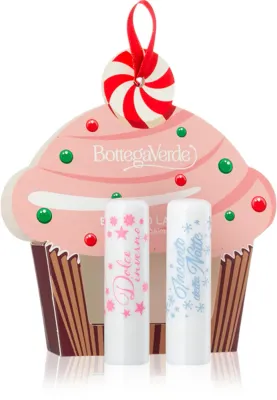 Bottega Verde Dolce Inverno & Incanto della Notte - Подарочный набор для губ