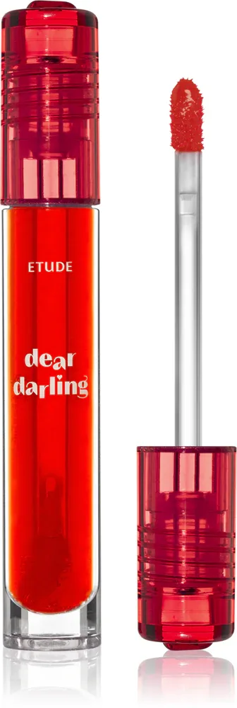 ETUDE Dear Darling Water Gel Tint - Помада для губ с гелевой текстурой, 5 г, оттенок 01 Tangerine Red