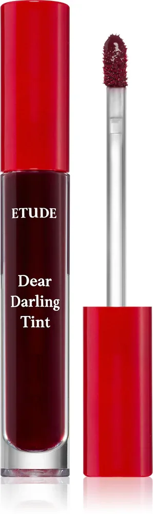 ETUDE Dear Darling Water Gel Tint - Помада для губ с гелевой текстурой, 5 г, оттенок #07 PK002 (Plum Red 1602)